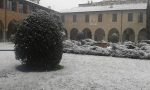 E’ arrivata la neve anche in città a Novara