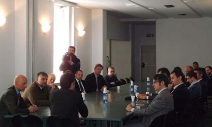 L'europarlamentare Massimiliano Salini in visita all'Ain