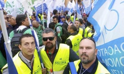 Anche gli agenti del Sap Novara in piazza a Montecitorio