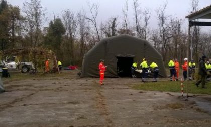 La Protezione Civile di Borgomanero in aiuto dopo un incidente aereo