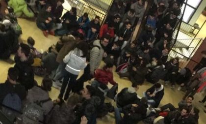 Aule al freddo, protestano gli studenti del Fauser
