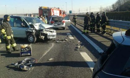 Incidente a Biandrate sull’A4: 4 auto coinvolte