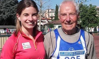 Atletica leggera, il 93enne Antonio Nacca protagonista del “Meeting Città di Novara”
