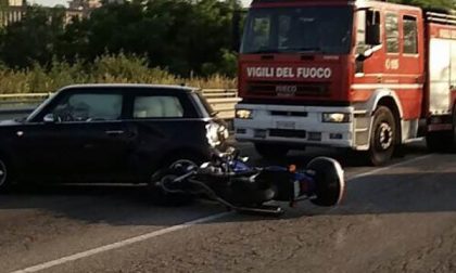 Schianto auto-moto in via Biancalani: un ferito in codice rosso
