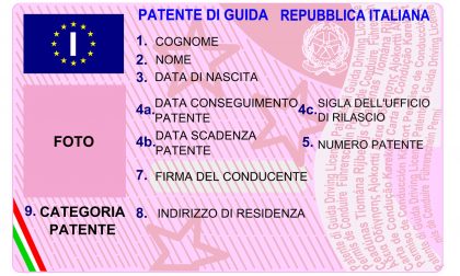 Patente sospesa nel 2012 ma guidava ancora