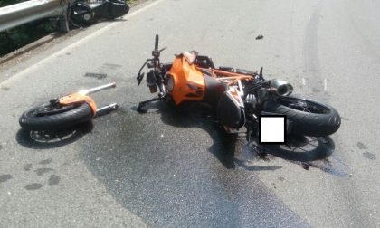 Terribile incidente: motociclista in rianimazione