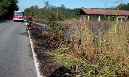 Incendio: i pompieri intervengono nel Novarese