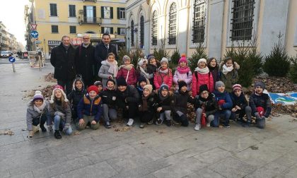 Bosco incantato in piazza: i bambini preparano il Natale