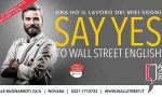 22nd january 2018: say yes to Wall Steet English