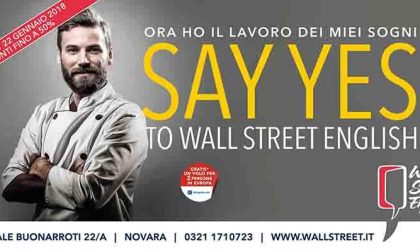 22nd january 2018: say yes to Wall Steet English