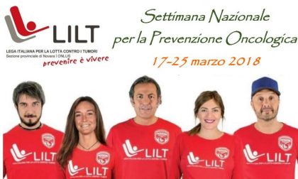 Settimana prevenzione oncologica, anche i volontari Lilt Novara Onlus in piazza