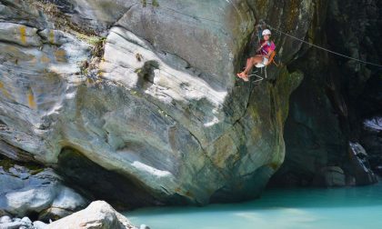 Sospesi alle corde nelle gole di roccia: in Valtellina si può GALLERY