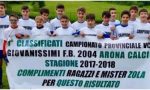 Arona calcio: un trionfo per i Giovanissimi 2004