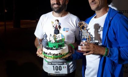100 ultramaratone per Simone Leo, l'uomo dei record