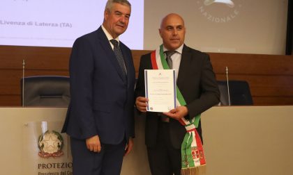 Protezione civile, il Comune di Borgomanero premiato a Roma