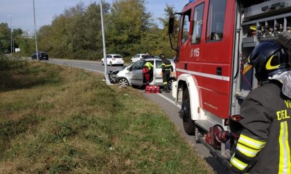 Incidente stradale a Borgomanero, sul posto anche l'elisoccorso