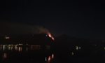 Incendio nel Cusio: in fiamme le colline del lago d'Orta