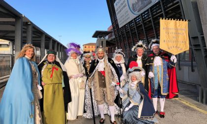 Re Biscottino e la sua corte al Carnevale di Venezia
