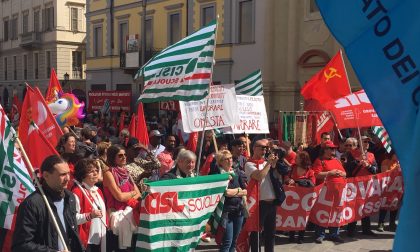 La manifestazione del 1° maggio a Novara