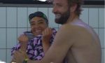 Cecilia e Rosolino: l'aronese e il campione di nuoto in vasca insieme - IL VIDEO