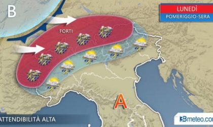 Imminenti forti temporali anche in Piemonte