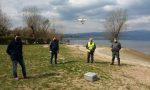 Drone in volo su Castelletto Ticino per controllare gli spostamenti