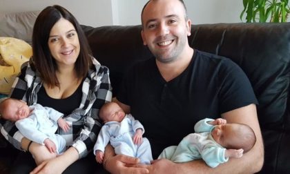 Tre gemelli nati a Maggiora: la speranza nei giorni del virus