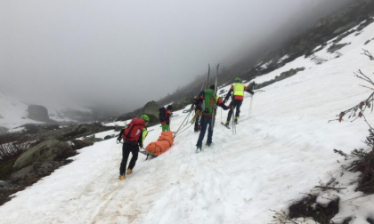 Infortunio sulla neve: giovane soccorso in quota