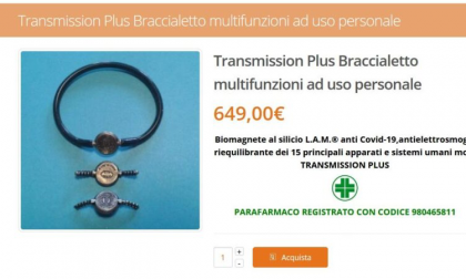 Vendeva braccialetti “miracolosi” contro il Coronavirus: oscurato il sito