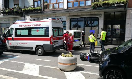 Incidente sul lungolago ad Arona in Corso Repubblica