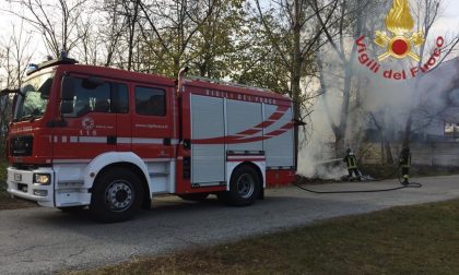 Incendio sterpaglie nel Vco: intervengono i vigili del fuoco