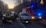 Incidente a Gozzano sulla Sp46, intervengono i vigili del fuoco