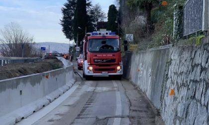 Riaperta la Statale del Sempione tra Arona e Meina