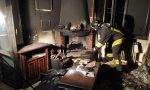 Vco vigili del fuoco salvano anziano da un appartamento in fiamme - FOTO