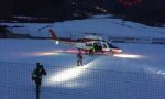 Soccorse con l'elicottero tre escursioniste a Varzo