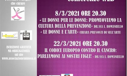 Marzo in rosa a Borgomanero: due conferenze sul web con Mimosa