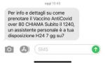 Regione Piemonte: “Attenzione alla truffa Covid, non mandiamo sms per prenotare il vaccino”
