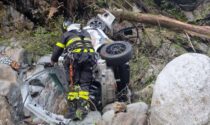 Rally delle Valli Ossolane: due auto precipitano nel torrente