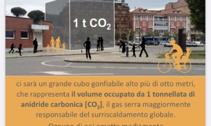 Ad Arona dal 9 al 13 giugno un gigantesco cubo che rappresenta 1 tonnellata di CO2