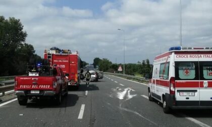 Tangenziale Est di Novara chiusa al traffico per incidente