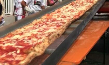 La pizza in pala più lunga del mondo: il nuovo record mondiale tutto piemontese