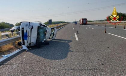 Incidente in autostrada a Vicolungo: quattro feriti