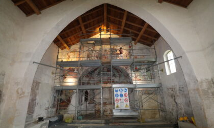 Chiesa Sillavengo: restauro dei preziosi affreschi grazie a Fondazione Comunità Novarese onlus