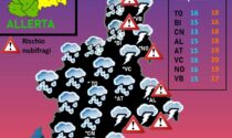 Attenzione allerta meteo su Vco e Novarese nella giornata di oggi
