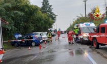 Incidente a Oleggio: un ferito portato via in elicottero