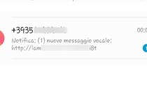 "C'è un messaggio vocale" ma dopo il click sul link entra un virus nel telefono