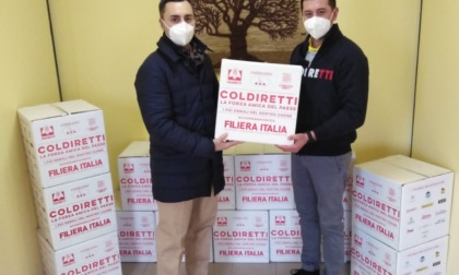 La solidarietà di Coldiretti: consegnati 450 chili di alimenti ai bisognosi
