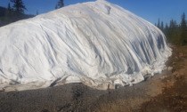 A Riale 8mila metri cubi di neve "custoditi" per l'inverno