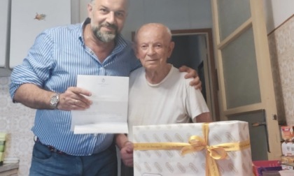 Novara festeggia i 101 anni del signor Gaetano