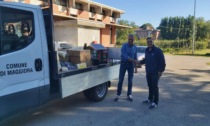 Recinzioni anticinghiale a Maggiora: consegnati i materiali al vicesindaco